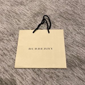 Burberry shopping bag